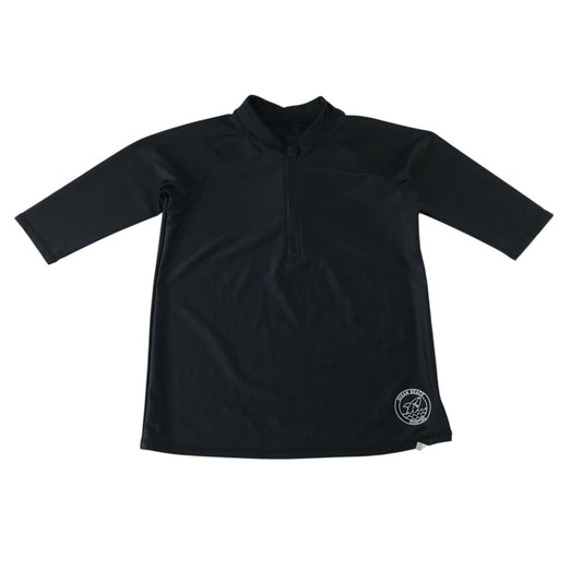 Tu 11 years black rashguard swim top recycled polyester