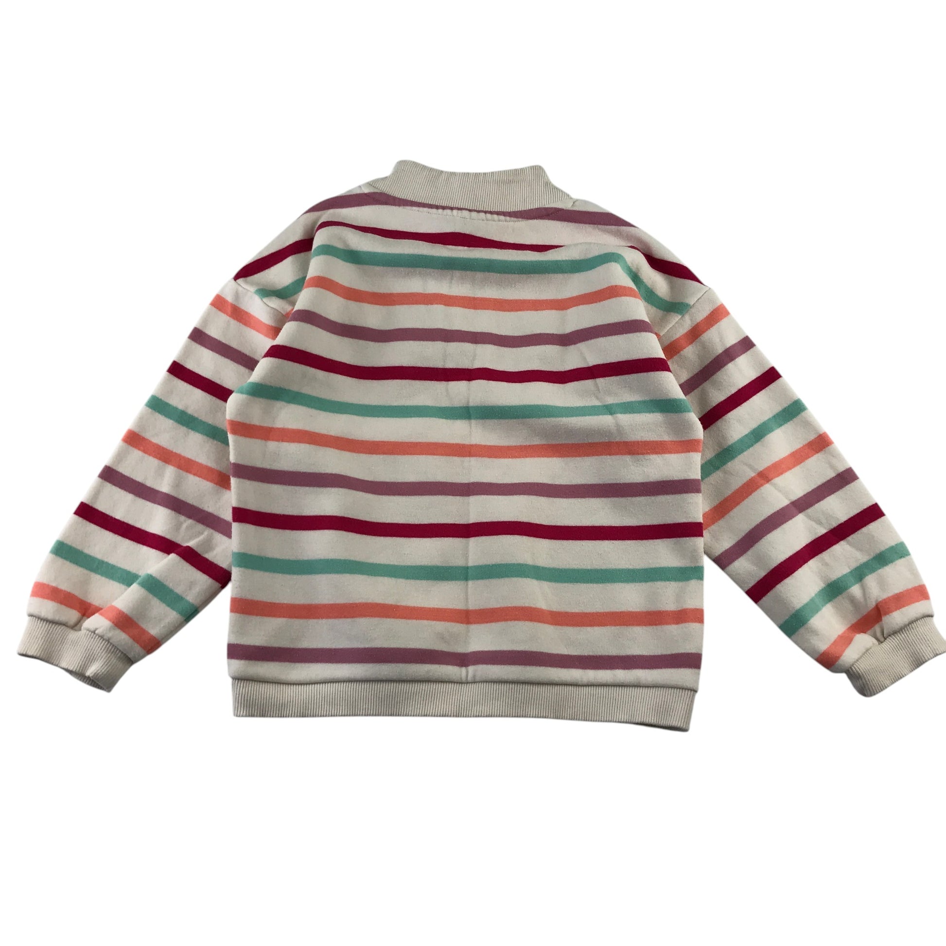Tu 5-6 years multi-colour stripy sweater cotton polyester