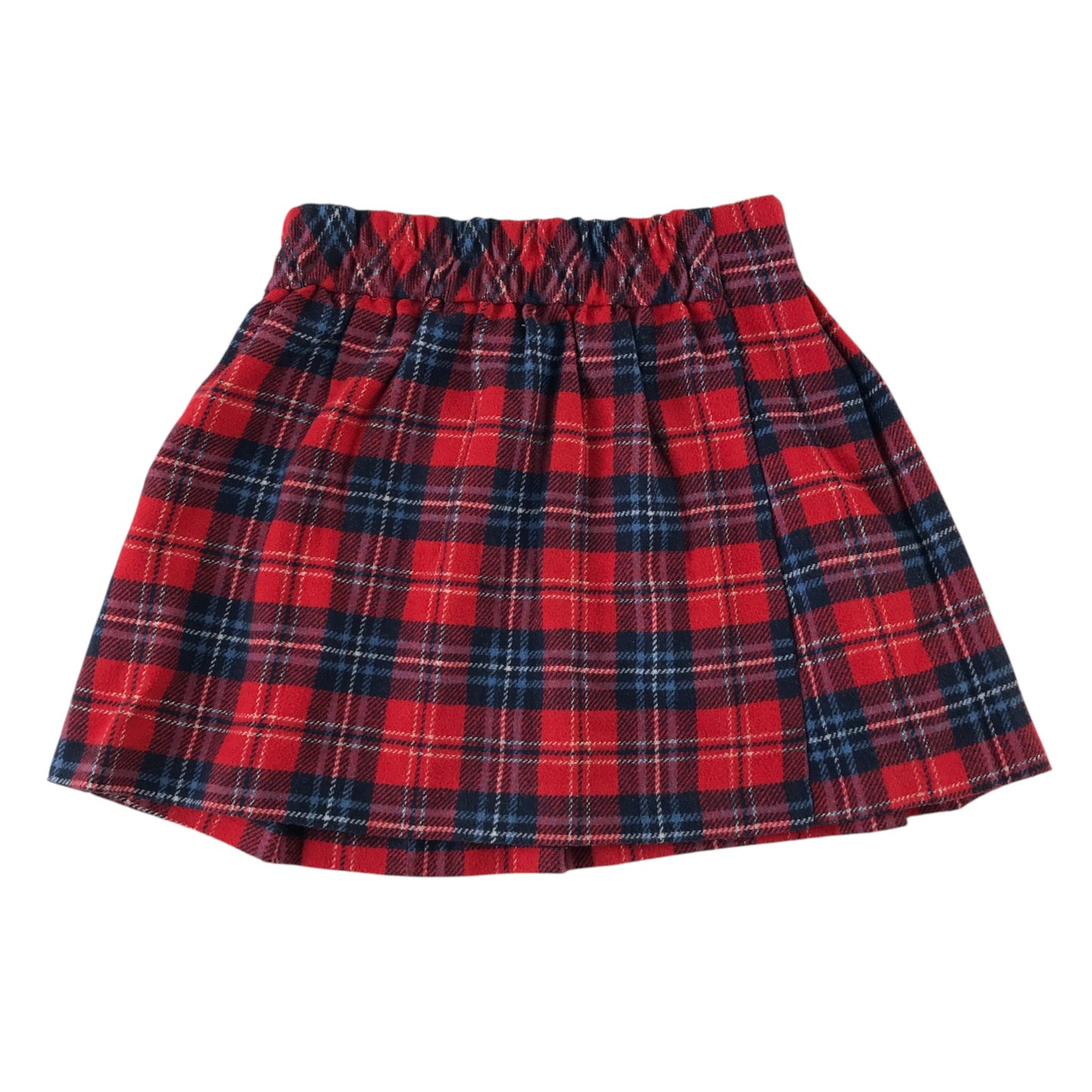 Tu 5-6 years red tartan skirt polyester polyamide acrylic wool viscose