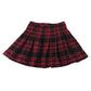 Tu 7 years red tartan skirt polyester cotton viscose wool cotton polyamide