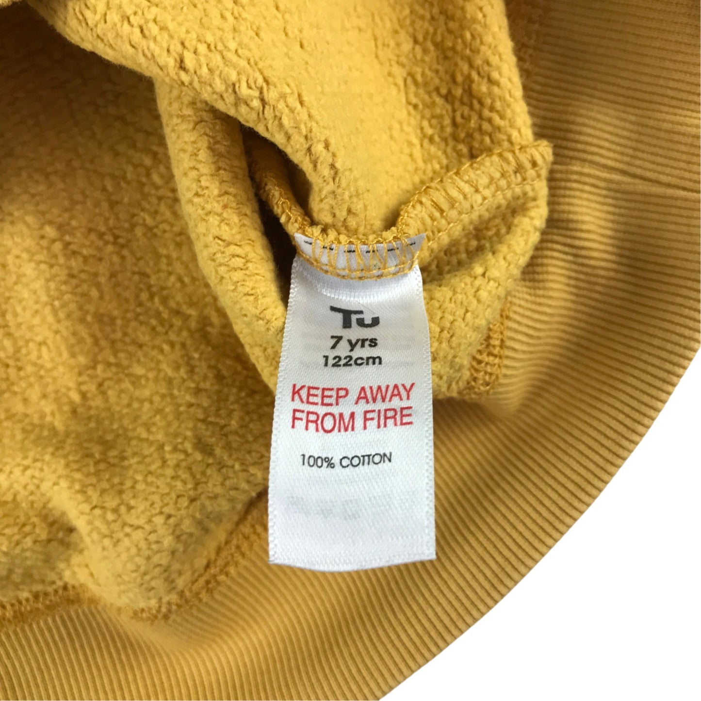 Tu 7 years yellow mustard jumper cotton