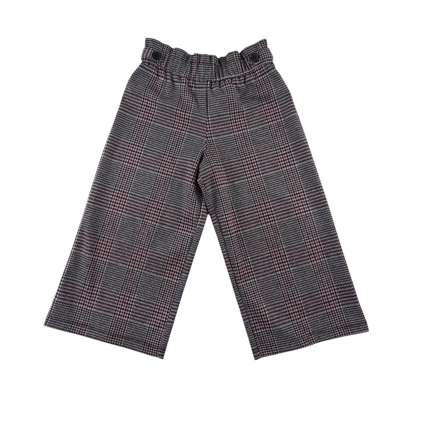 Tu 8 years grey check trousers polyester elastane