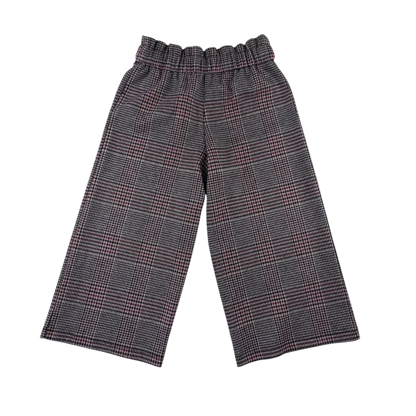 Tu 8 years grey check trousers polyester elastane