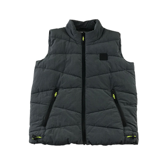 Tu 9-10 years black puffer gilet recycled polyamide recycled polyester