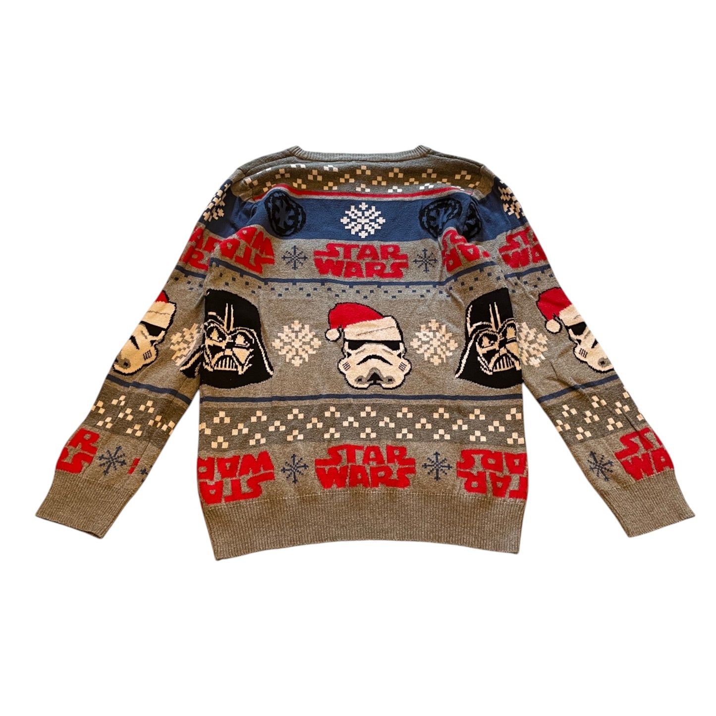 Tu 10-11 years grey Star Wars Christmas jumper cotton polyester