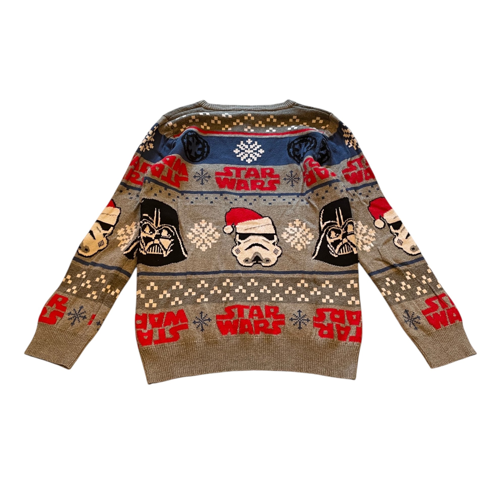 Tu 10-11 years grey Star Wars Christmas jumper cotton polyester