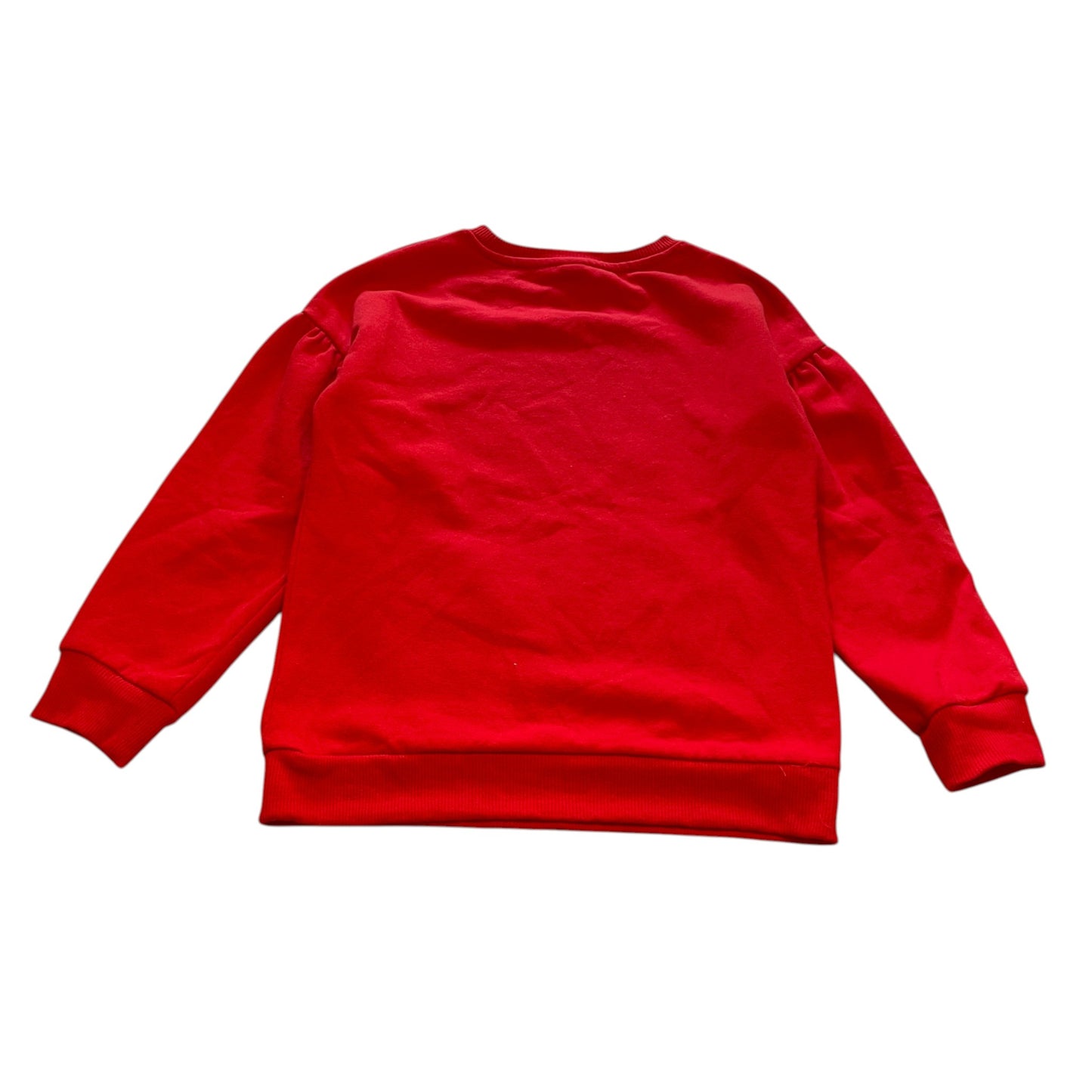 Tu 10-11 years red Santa Squad Christmas sweater polyester cotton