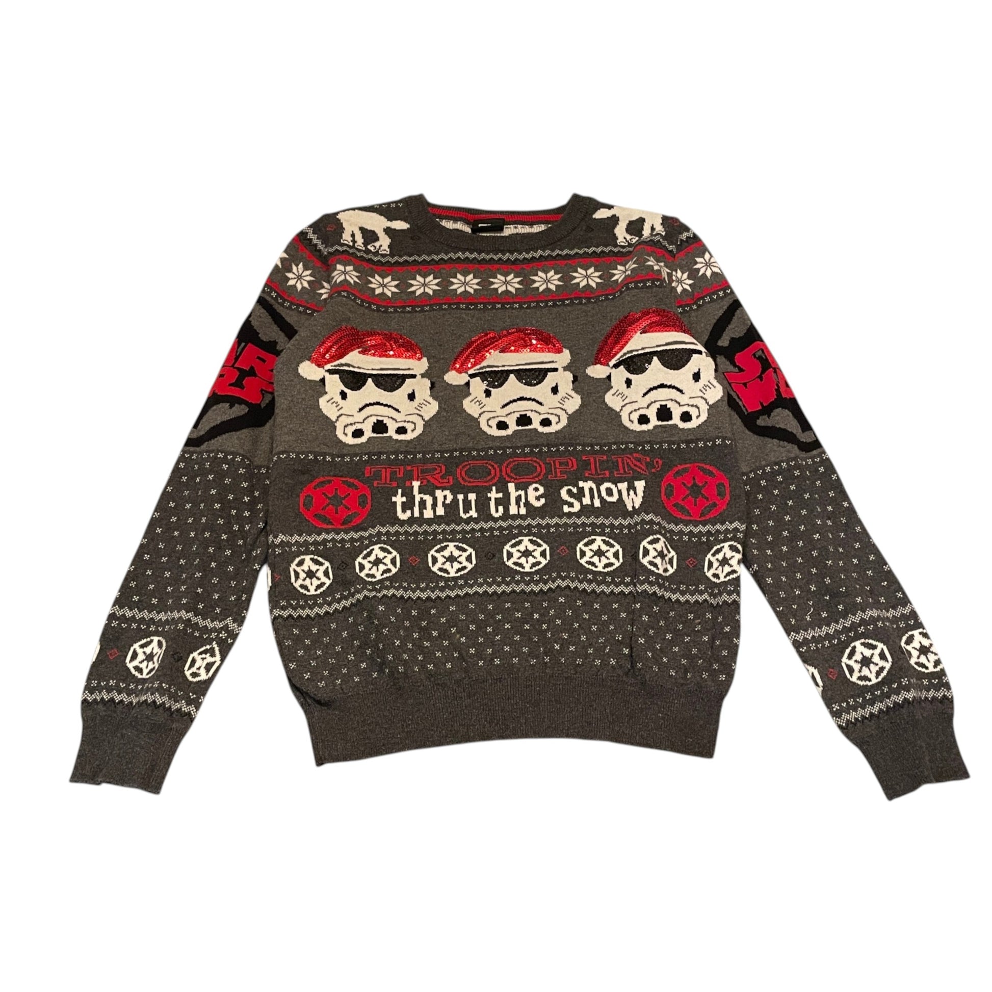 Tu 12-13 years grey Star Wars Christmas jumper cotton