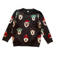 Tu 4-5 years charcoal polarbears Christmas jumper acrylic polyester