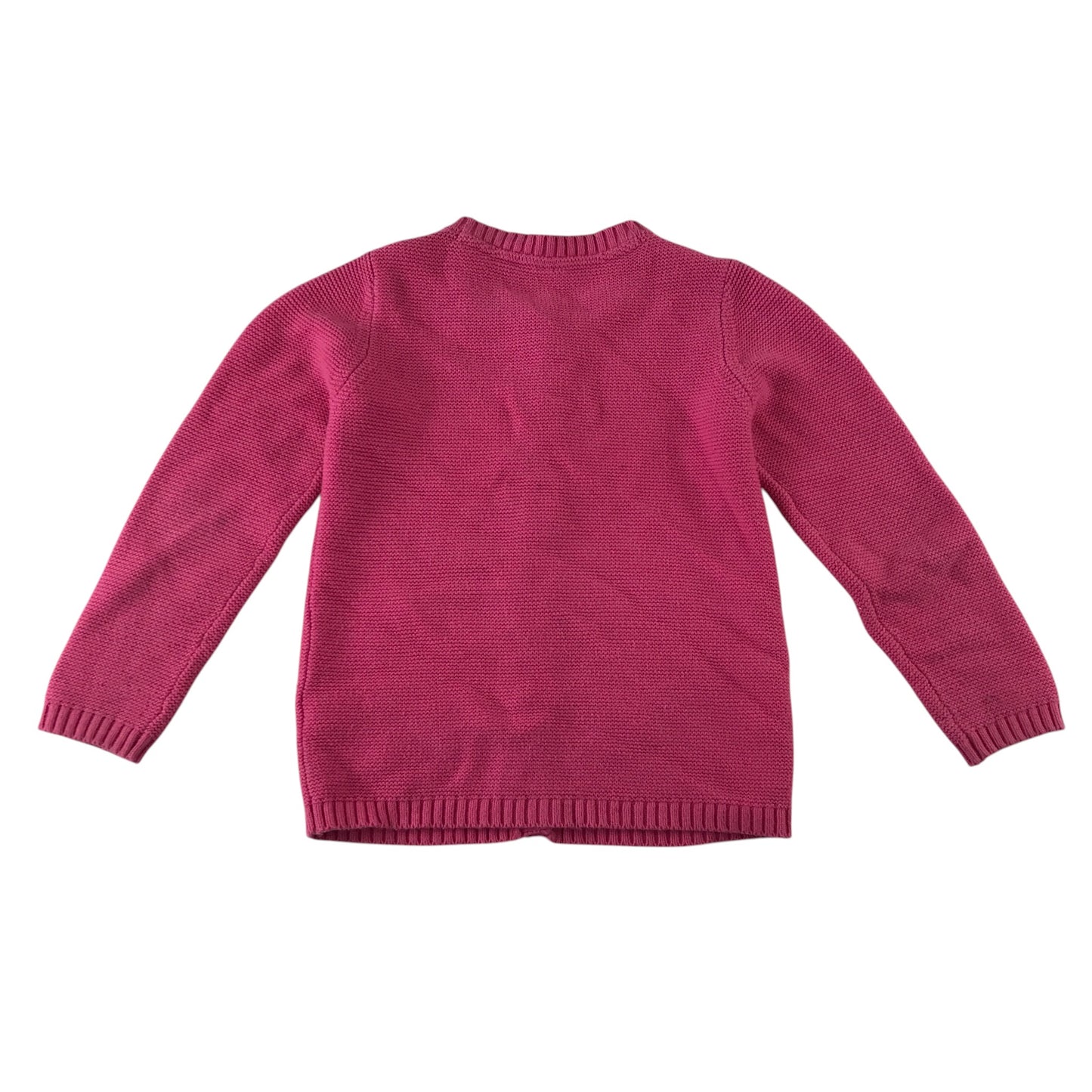Tu 4-5 years pink cardigan embroidered cotton acrylic