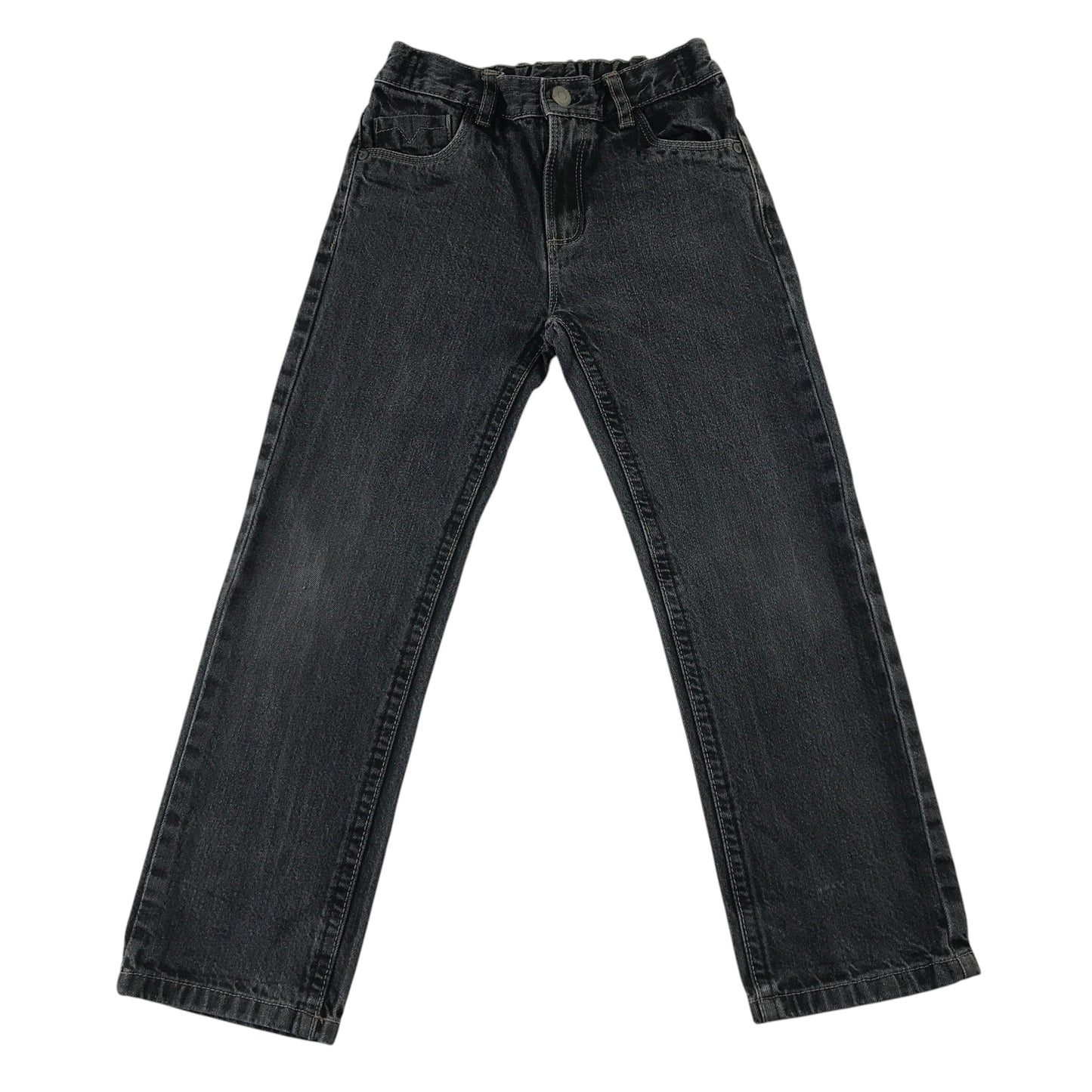 Tu 6-7 years dark grey cotton jeans straight leg