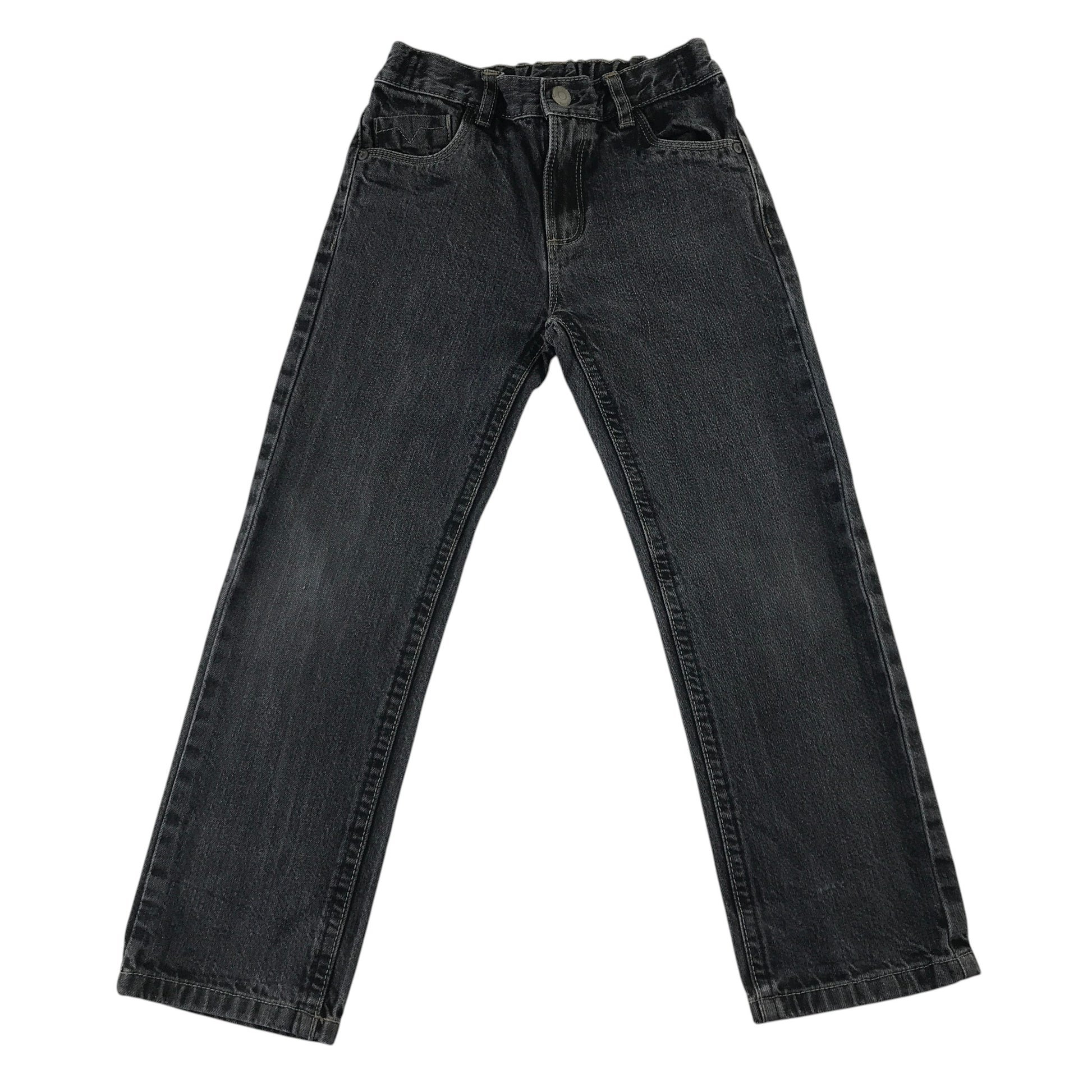 Tu 6-7 years dark grey cotton jeans straight leg