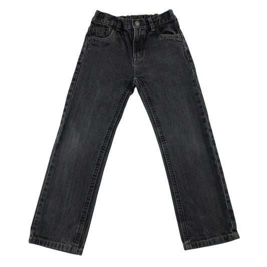 Tu 6-7 years dark grey cotton jeans straight leg