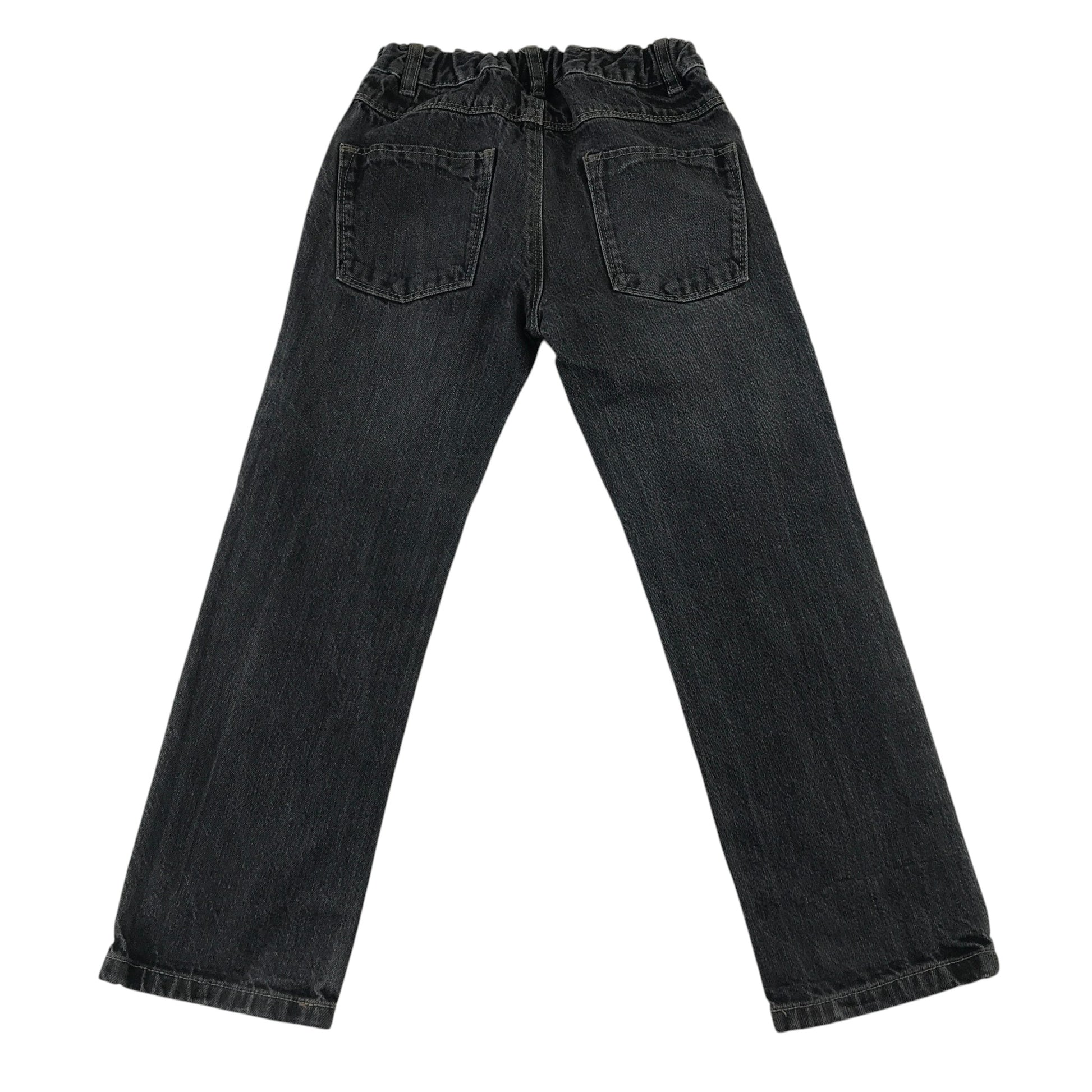 Tu 6-7 years dark grey cotton jeans straight leg