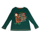 Tu 6-7 years green Christmas print t-shirt cotton