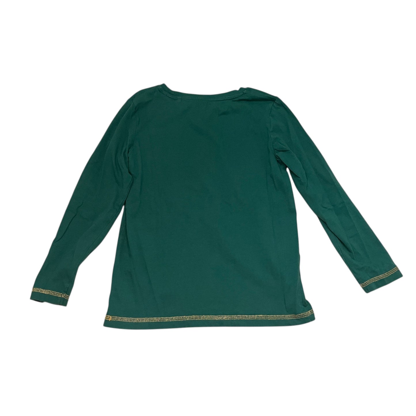 Tu 6-7 years green Christmas print t-shirt cotton
