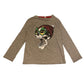 Tu 6-7 years grey Christmas skull print t-shirt cotton viscose