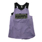 Tu 6-7 years lilac sport top sequin Happy polyester elastane