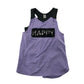 Tu 6-7 years lilac sport top sequin Happy polyester elastane
