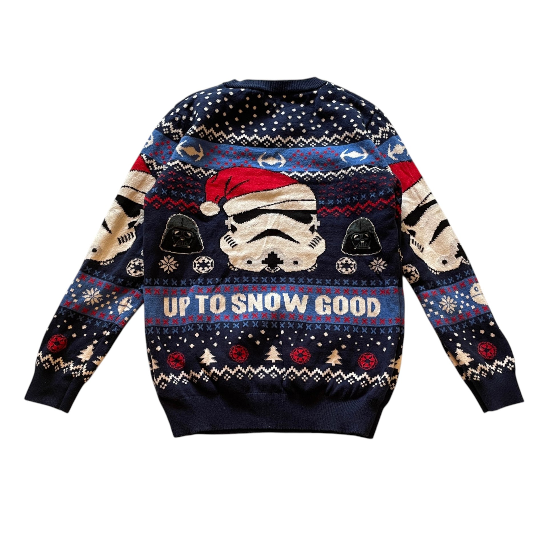 Tu 6-7 years navy blue Star Wars Stormtrooper flipsequin cotton