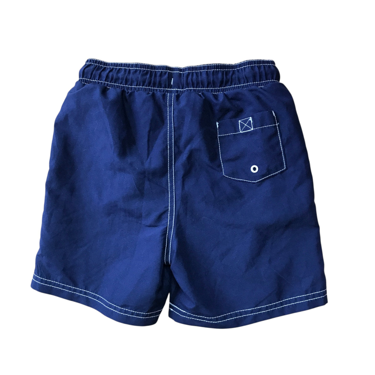 Tu 6-7 years navy blue swim trunks polyester