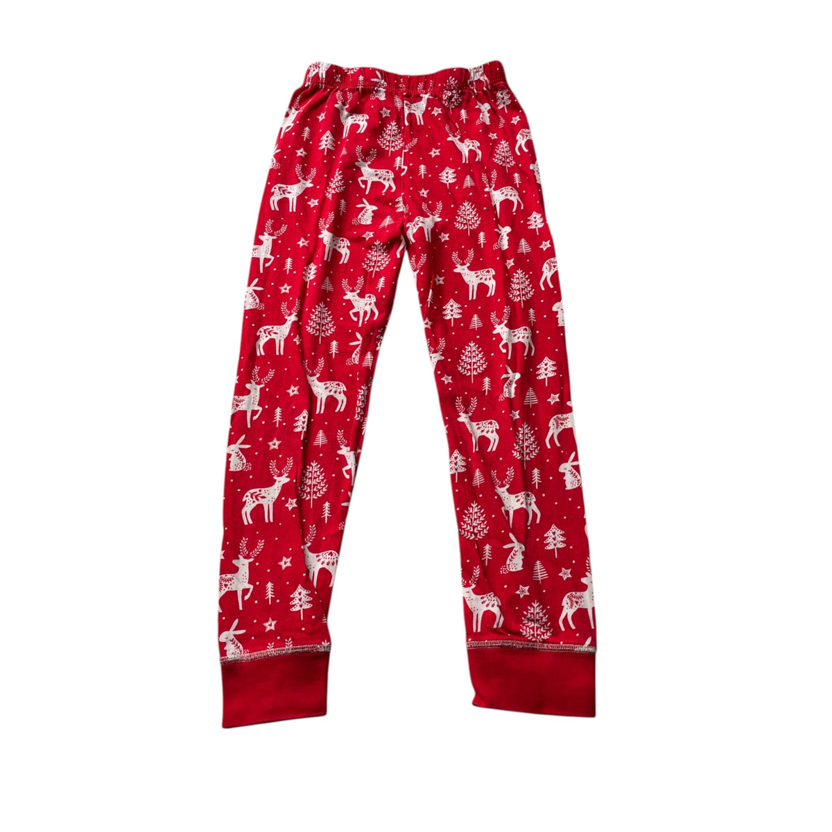 Tu 6-7 years red Christmas pyjama set cotton