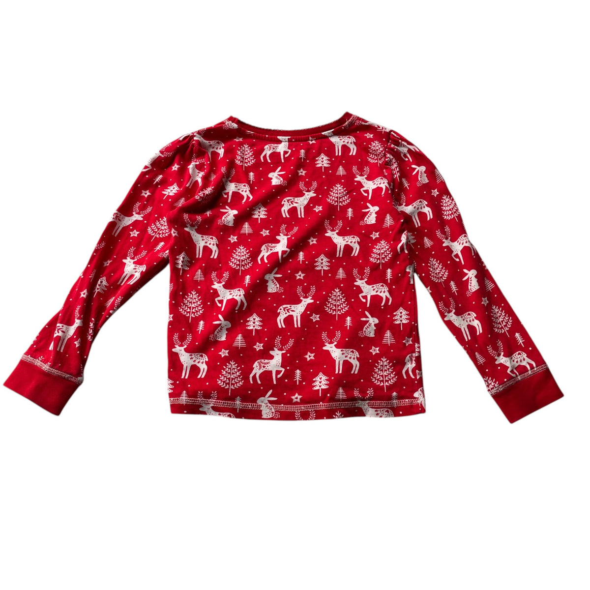 Tu 6-7 years red Christmas pyjama set cotton