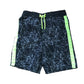 Tu 7-8 years black and neon swim trunks polyester