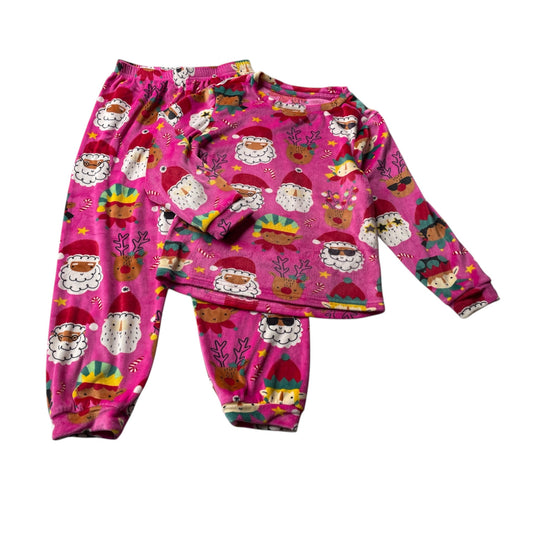 Tu 7-8 years pink Christmas pyjama set polyester elastane