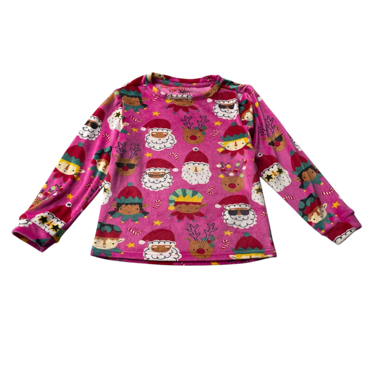Tu 7-8 years pink Christmas pyjama set polyester elastane
