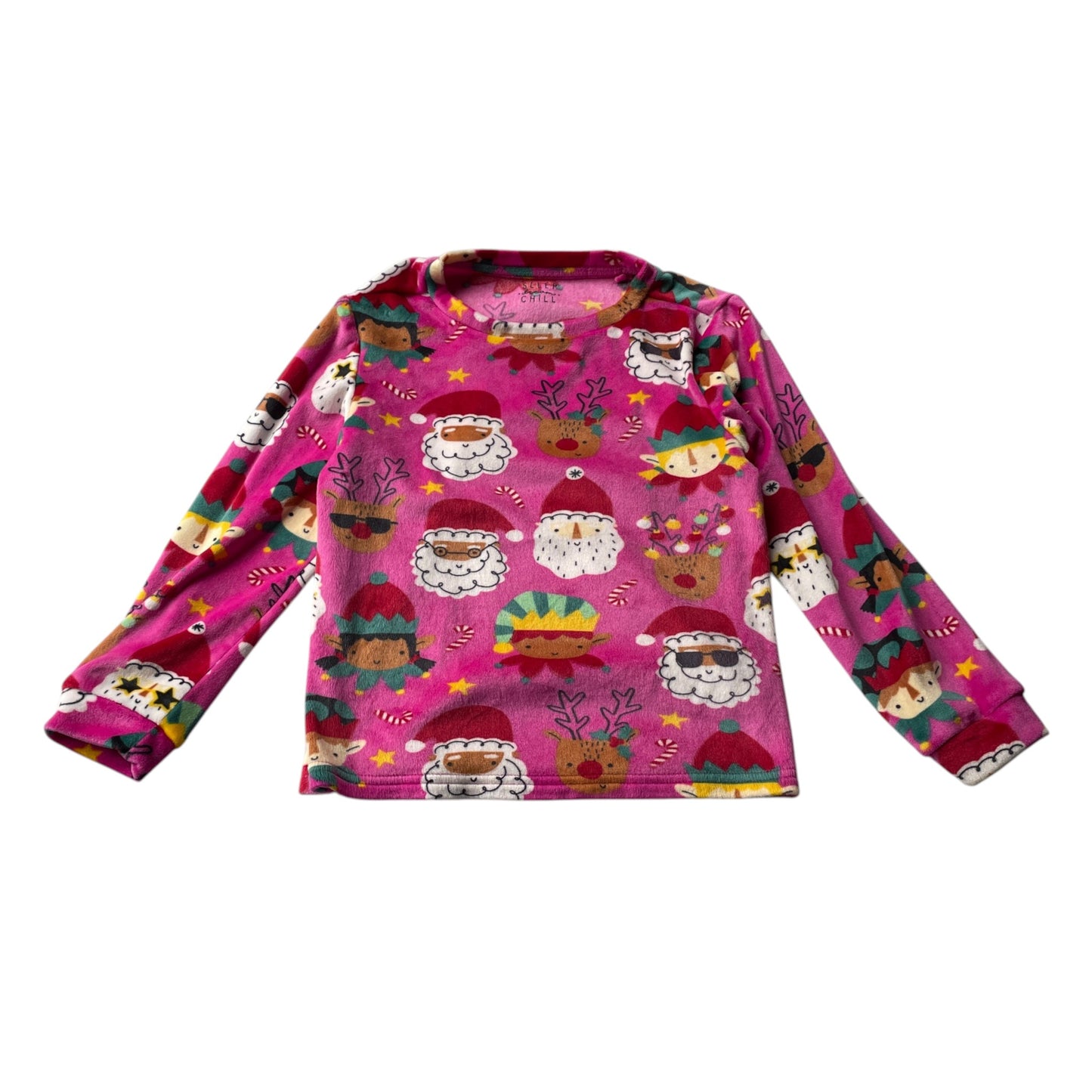 Tu 7-8 years pink Christmas pyjama set polyester elastane