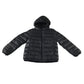Unbranded 9-10 years black hooded puffer jacket polyester
