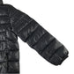 Unbranded 9-10 years black hooded puffer jacket polyester