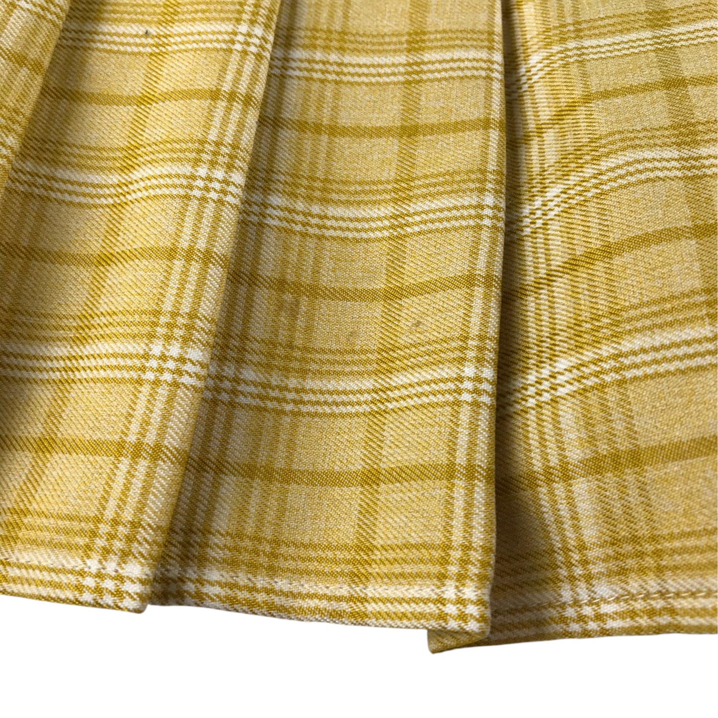 Unbranded S yellow check skirt