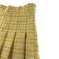 Unbranded S yellow check skirt