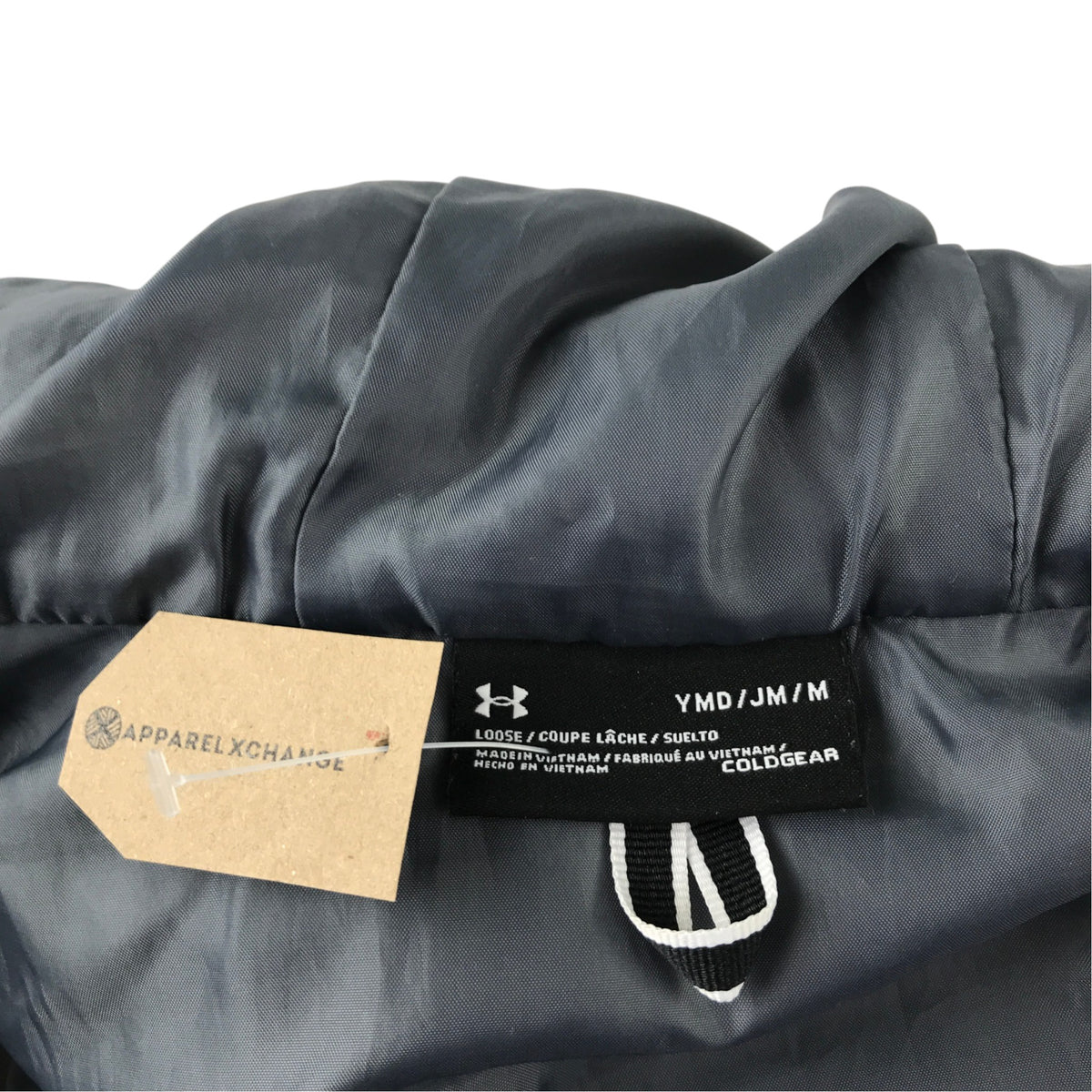 Under Armour 10-11 years grey puffer gilet polyester