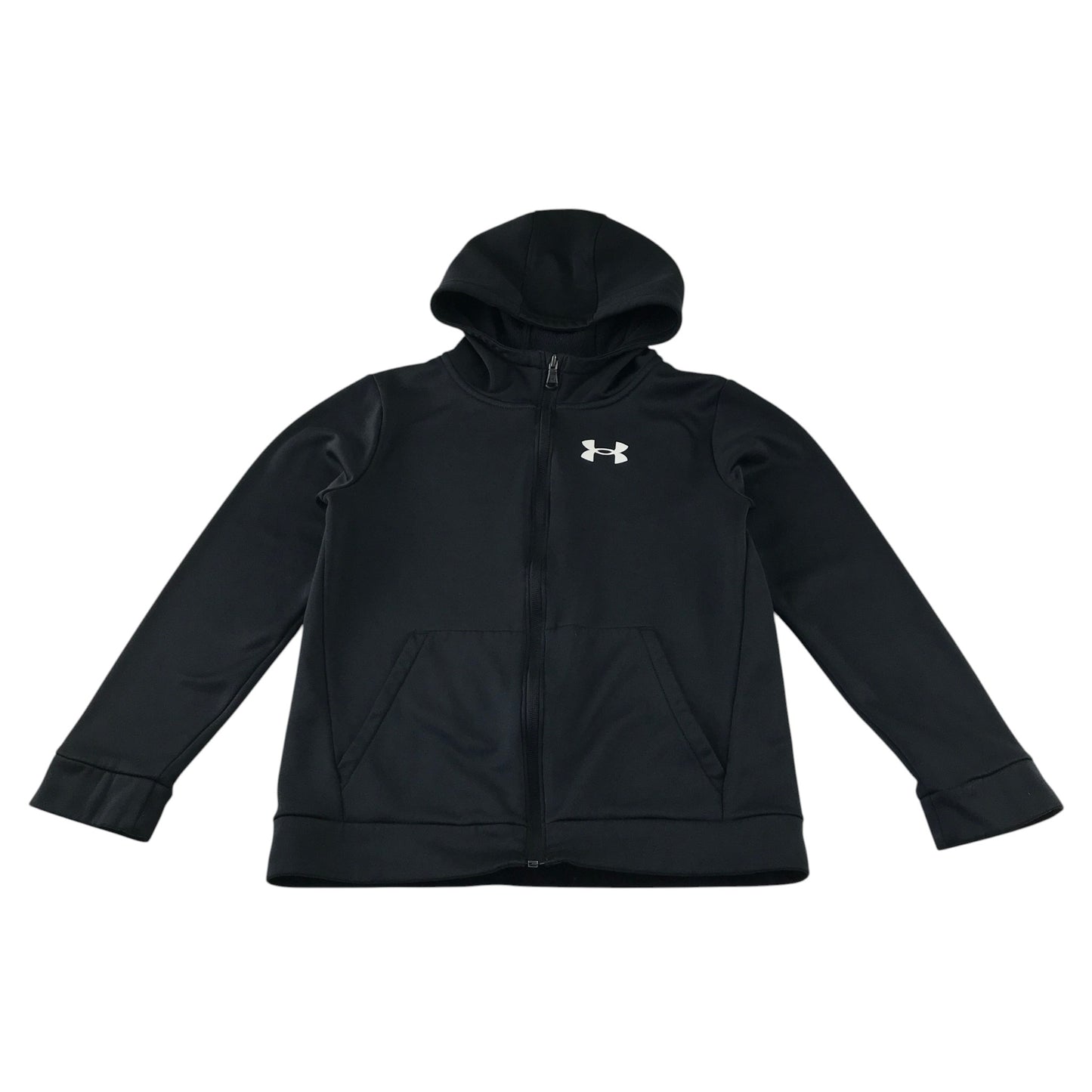 Under Armour 10-12 years black full zip tracksuit hoodie