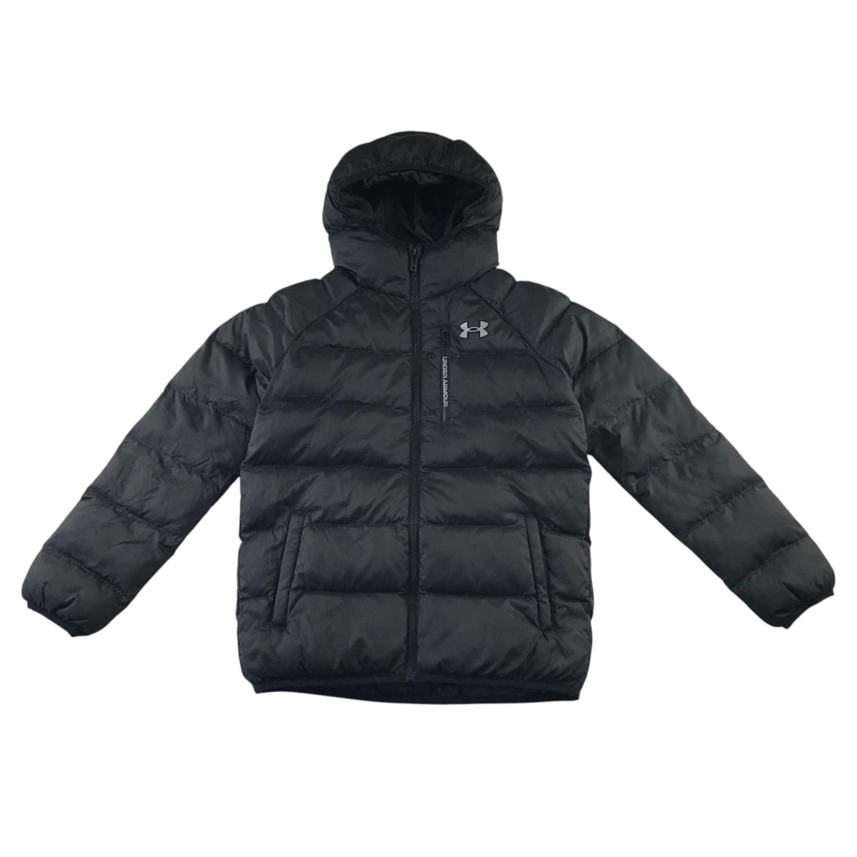 Under Armour 10-11 years black puffer jacket polyester