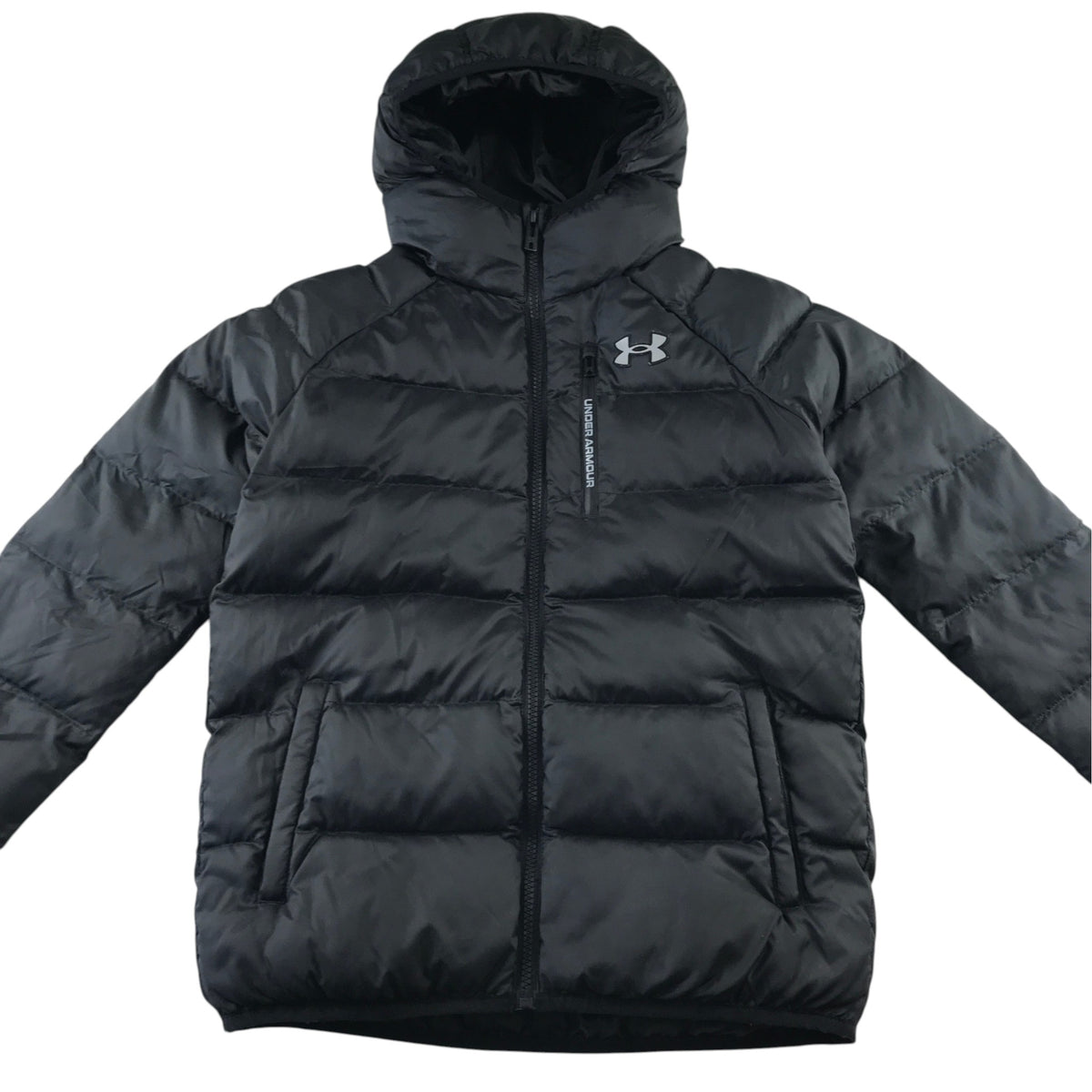 Under Armour 10-11 years black puffer jacket polyester