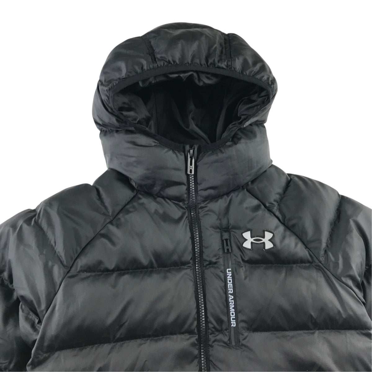 Under Armour 10-11 years black puffer jacket polyester