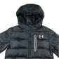 Under Armour 4-5 years black jacket hooded puffer nylon polyester