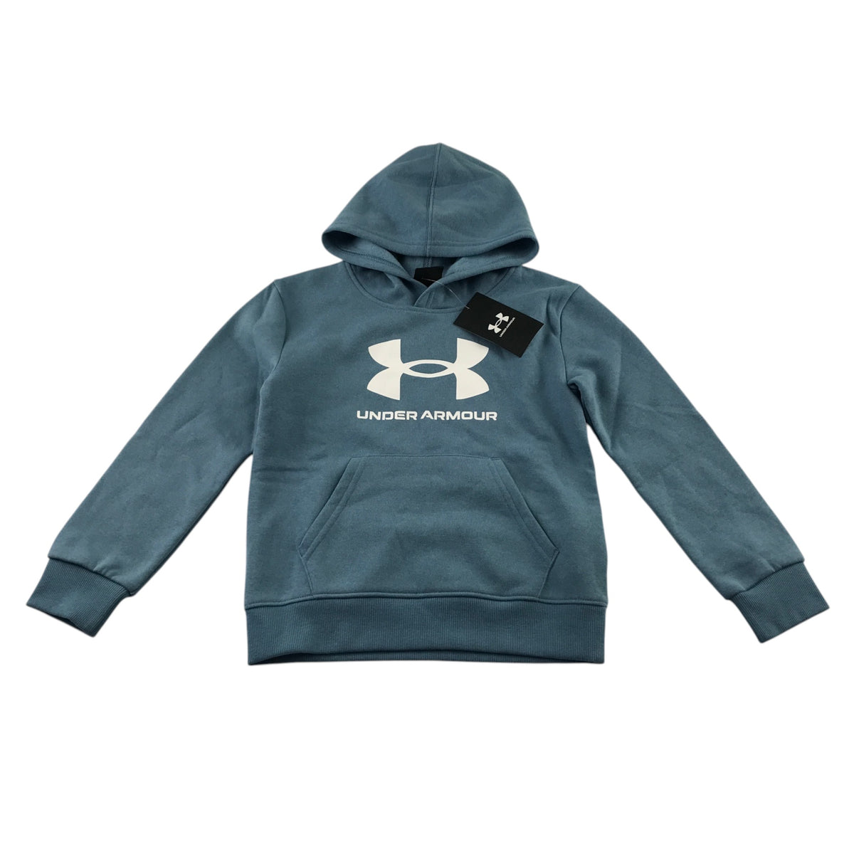 Under Armour 5-6 years dusty blue hoodie cotton polyester