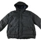 Uniqlo 9-10 years black hooded puffer jacket down polyamide