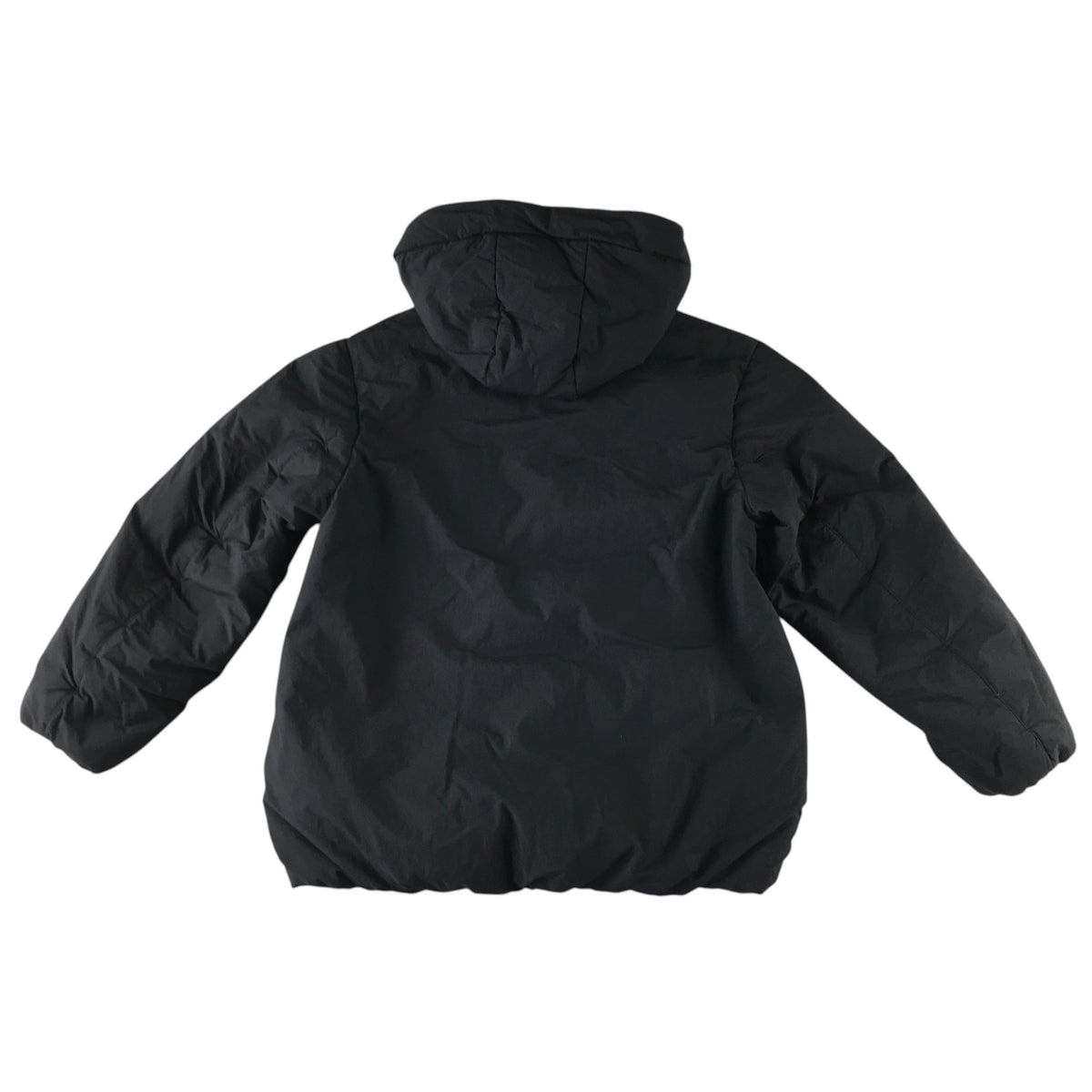 Uniqlo 9-10 years black hooded puffer jacket down polyamide