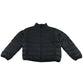 Uniqlo 9-10 years black puffer jacket polyester recycled polyester