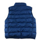 Uniqlo 7-8 years blue gilet full zip puffer polyester