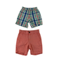 5-6 years orange check shorts bundle