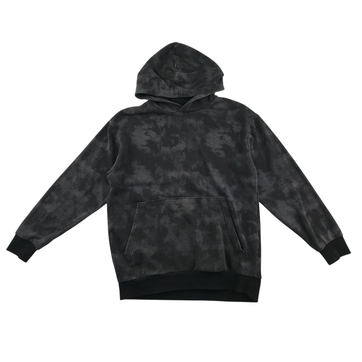 H&M hoodie 11-12 years dark grey smoke style pattern