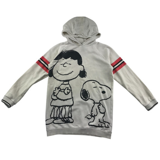 H&M hoodie 10-11 years white long sleeve Peanuts Snoopy print