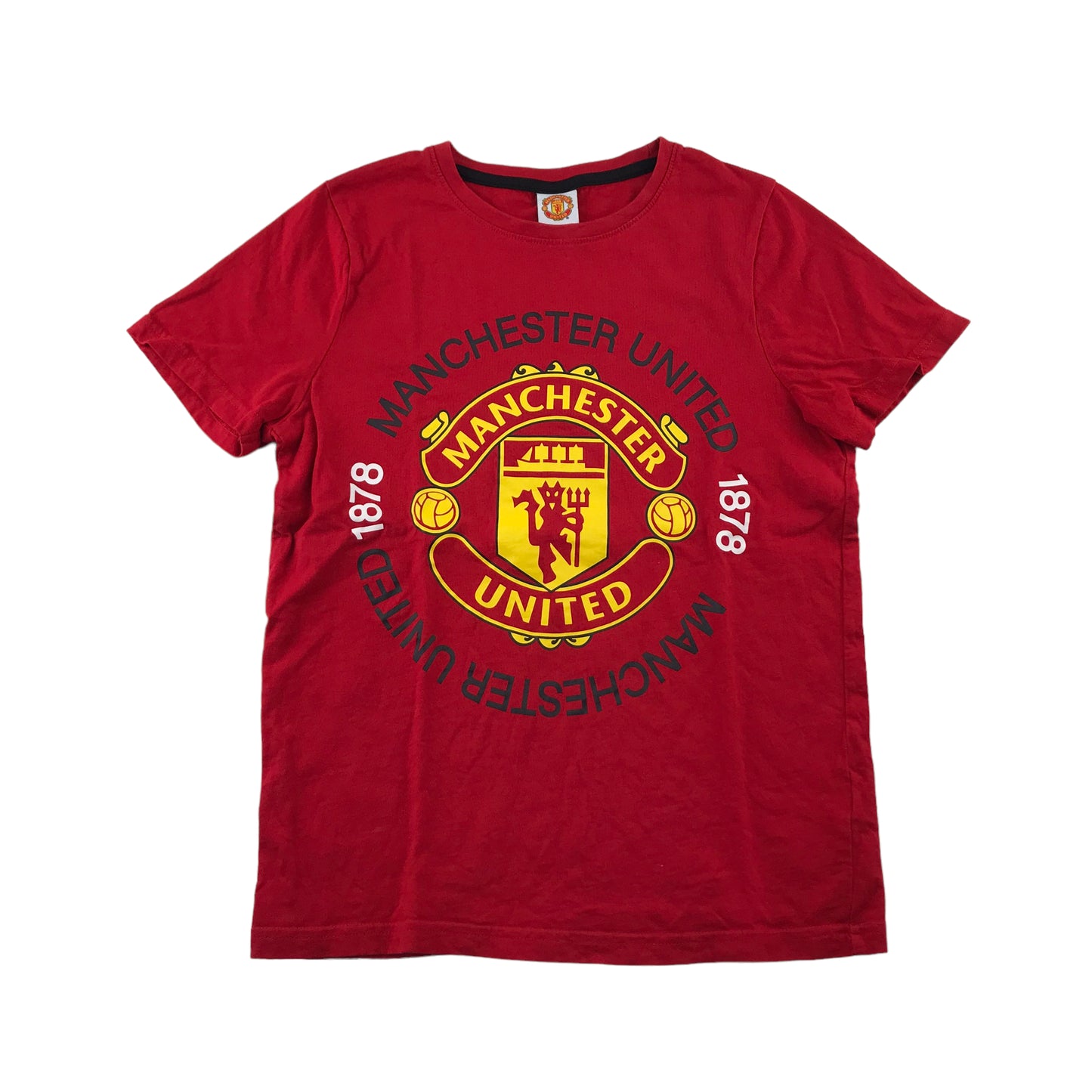 F&F t-shirt 11-12 years red Manchester United short sleeve cotton